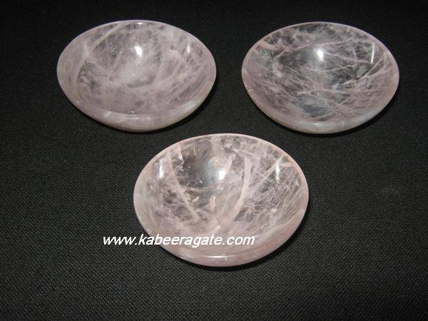Rose Quartz Bowls (2 Inch)